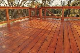 Deck and fence staining